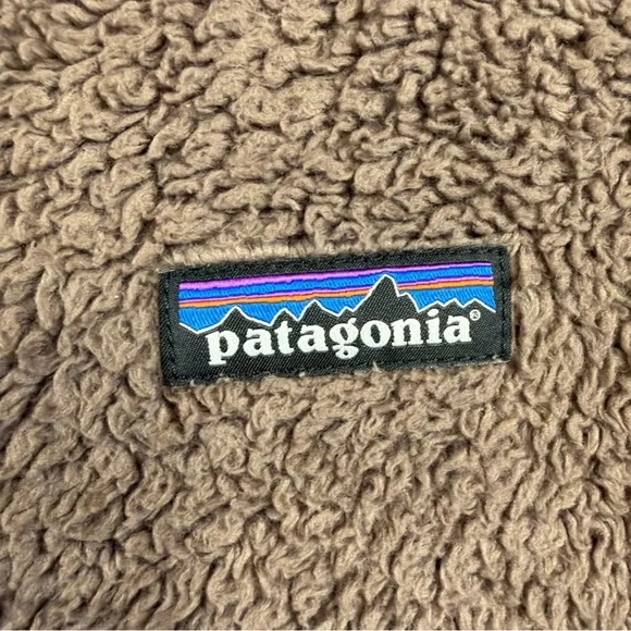 Patagonia Sherpa Fleece Hoodie Pullover Mens Small Brown 1/2 Zip - Picture 8 of 14
